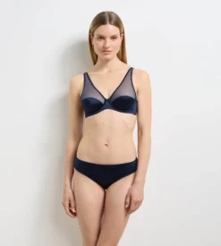 Culotte bleu foncé Dim x Ines de la Fressange