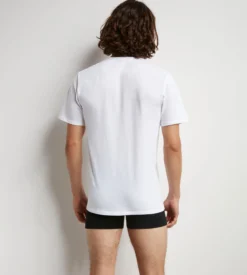 Lot de 2 Tshirts homme thermorégulateur à col rond blanc Regul Activ