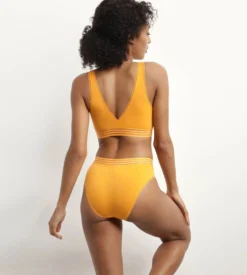 Soutien-gorge triangle sans armature en microfibre Jaune Oh My Dim’s